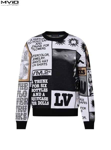  Len Louis Vuitton Hoạ Tiết 1AFA0T 