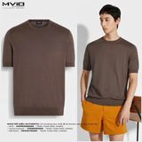  Phông Zegna Nâu Dệt Kim UFC90A9 C10 