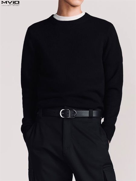  Belt Dior CD Navy Khoá Cài 456RUYRT H56E 