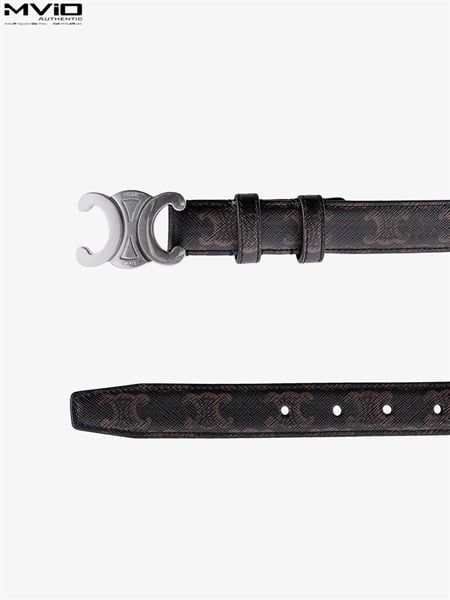  Belt Celine Mặt Khoá Sliver Dây Vân 45AKA2ACO 38SI 