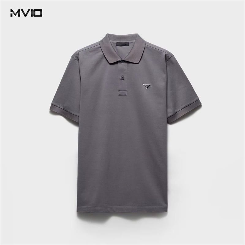  Polo Prada Steel Gray Tag Kim Loại UJN444_1867_F0276_S_WM3 