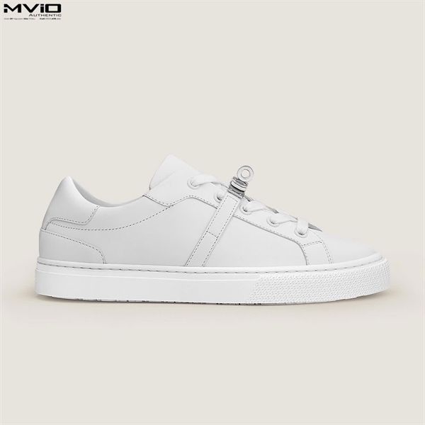  Sneaker Hermes Trắng Khoá Kelly Sliver H212901ZH90 