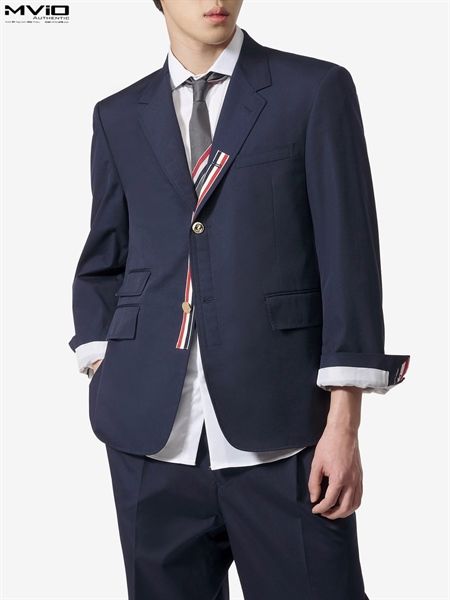  Blazer Thom Browne Navy Vạt Ngực MJC328E 04502 415 