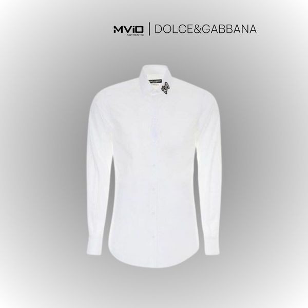  Sơ mi dolce trắng cổ thêu King 