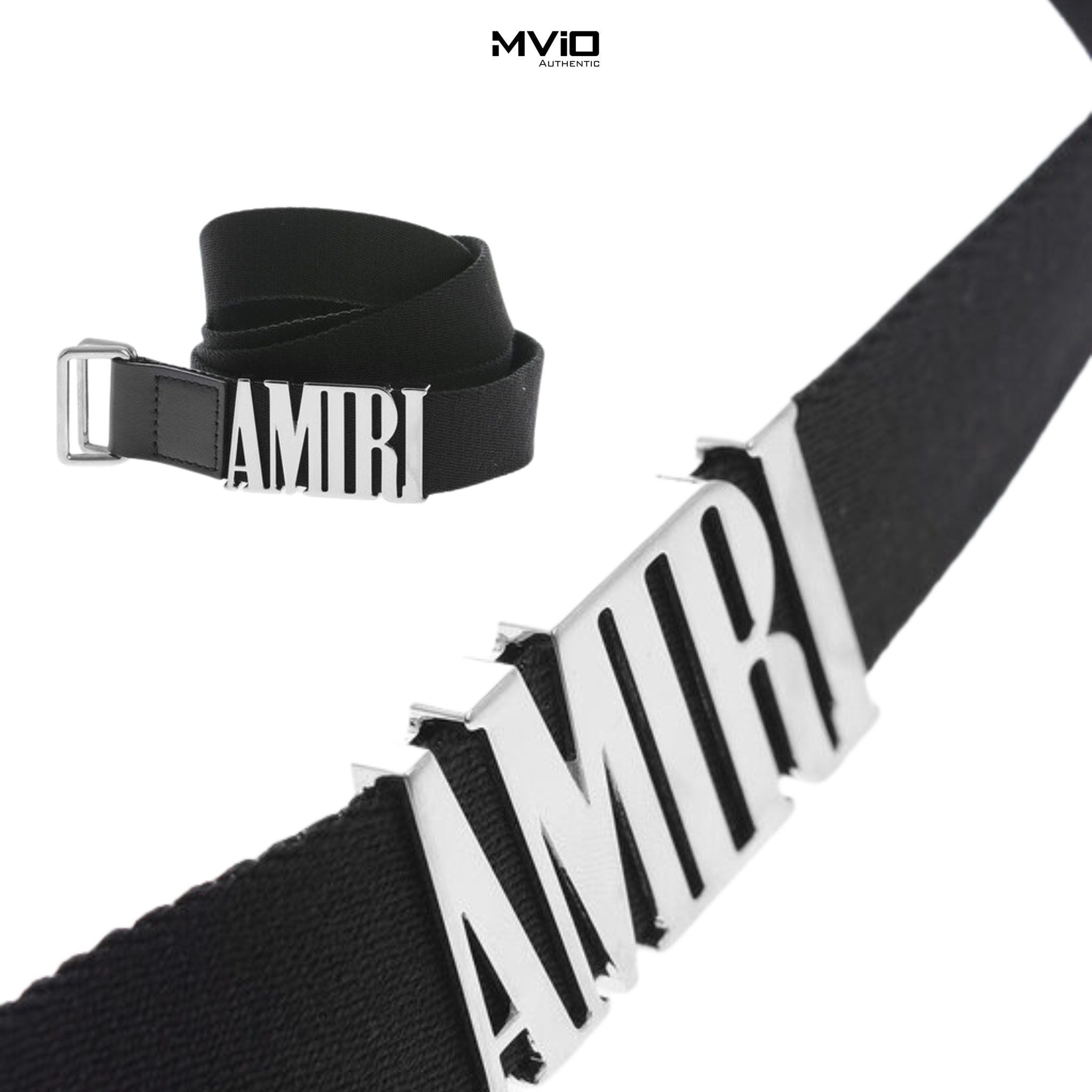  Belt Amiri Đen Vải Ps22Mal02 006 