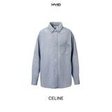  Sơ Mi Celine Xanh Indigo Denim 2T230255U07VS. 