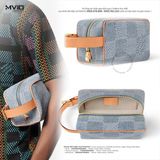  Túi Louis Vuitton Locker Dopp Kit Xanh Denim N40753 
