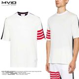  Phông Thom Browne Mix Tay Viền Đỏ MJS285A07862_960 