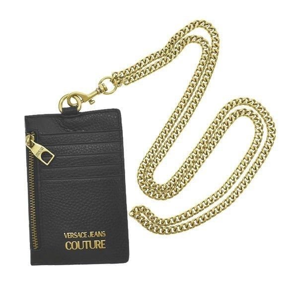  Túi Chéo Versace Mini Đen Xích Vàng 72Ya5Pa6 