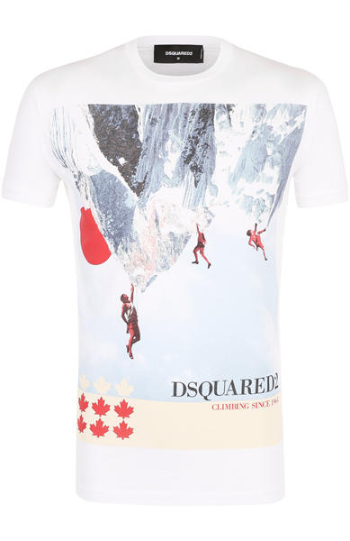  Phông Dsquared2 Trắng S74Gd0277 Climbing 