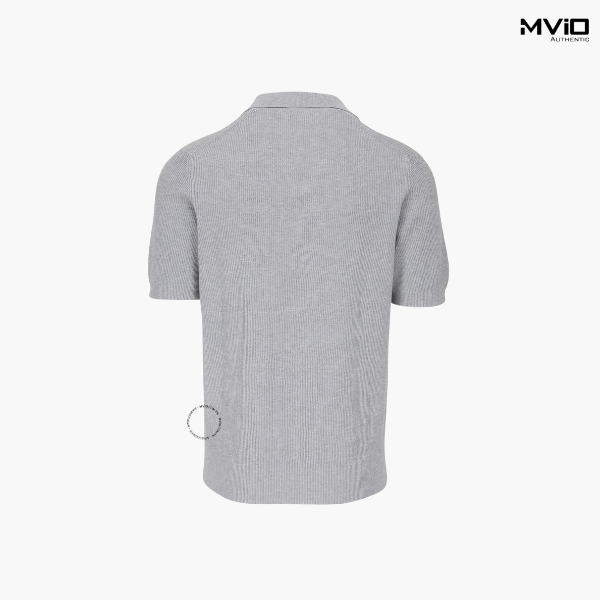  Polo Brunello Cucinelli Xám Kẻ Tăm M29400015 CI807 