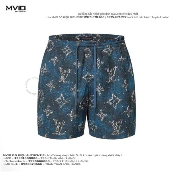 Short Louis Vuitton Xanh Monogram 1AHVZ7 