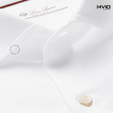  Sơ Mi Loro Piana Trắng Cotton Gai FAL3899. 