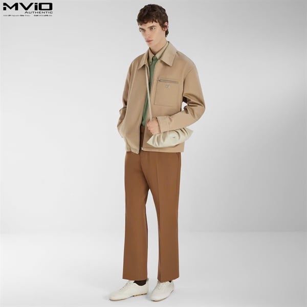  Khoác Fendi Be Khoá Zip Logo FF FW1393 AUVI F0QE3 