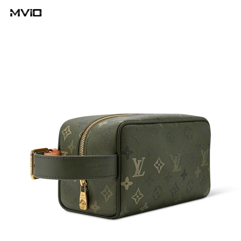  Túi Louis Vuitton Locker Dopp Kit Green Monogram M26963 
