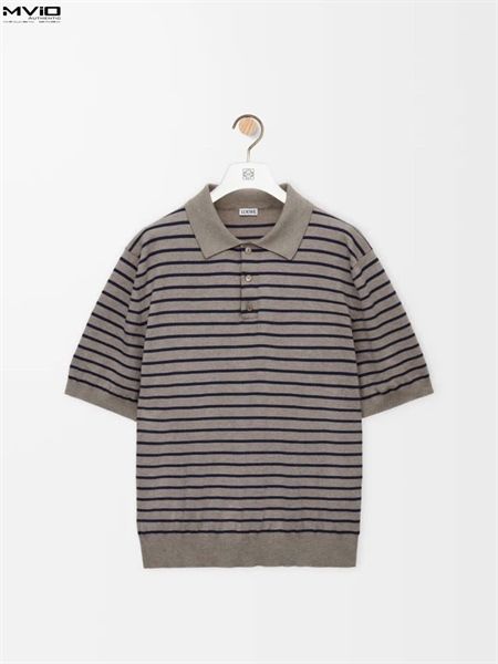  Polo Loewe Be Dệt Kim Kẻ Ngang H616Y14K68 