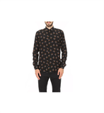  Sơ Mi Saint Laurent Đen Dài Tay Mickey 528009 Y362T 