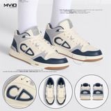 Sneaker Dior B57 Be Xanh Mix Cổ Vàng 3SH141ZXT56141 