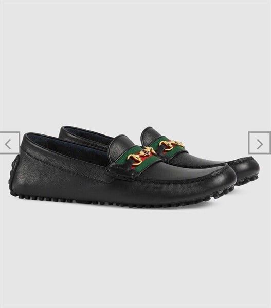  Moca Gucci Đen Vạt Cờ Xích Nhỏ 2021 