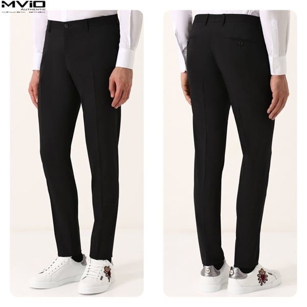  Quần Vải Dolce Gabbana Đen Virgin Wool Mã 03 GWZ4HTFU22D N0000 