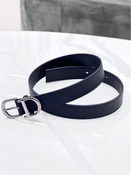  Belt Dior CD Navy Khoá Cài 456RUYRT H56E 