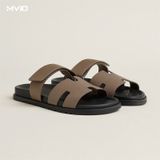  Dép Hermes Chypre Etoupe Da Mix Epsom H252916ZHX3390 