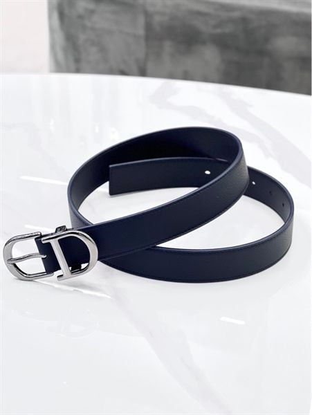  Belt Dior CD Navy Khoá Cài 456RUYRT H56E 