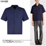  Sơ Mi Prada Navy Tag Ngực UCS414SUMO16FY_F0021 