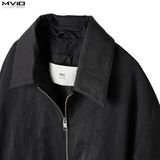  Khoác Ami Paris Đen Khoá Zip Logo Ngực HJK831.PA0035 05518 
