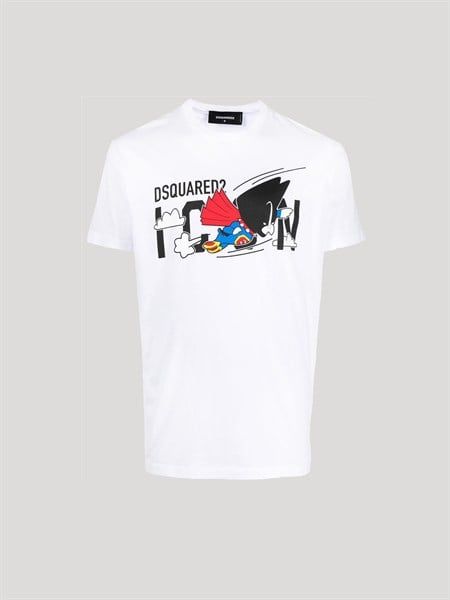  Phông Dsquared2 Icon Trắng Superman S79Gc0012 