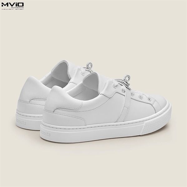  Sneaker Hermes Trắng Khoá Kelly Sliver H212901ZH90 