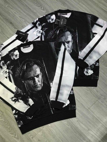  Áo Nỉ Dolce Đen Mặt Người G9Hi4Tfp713 