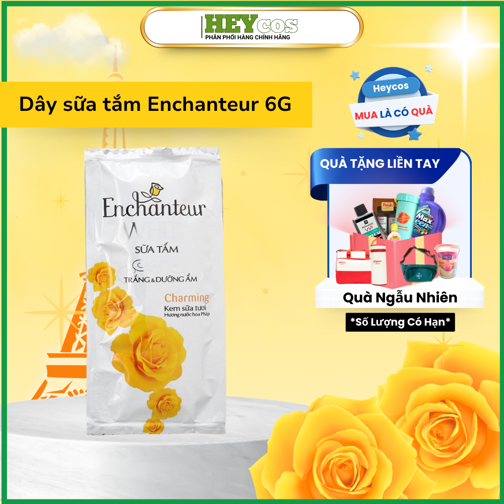 Dây sữa tắm Enchanteur 6g ( Mùi tùy chọn) (chính hãng) | HEYCOS