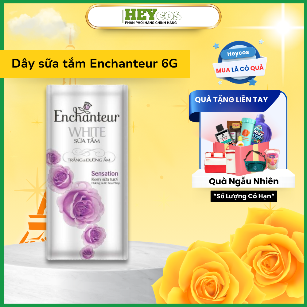  Dây sữa tắm Enchanteur 6g ( Mùi tùy chọn) (chính hãng) | HEYCOS 
