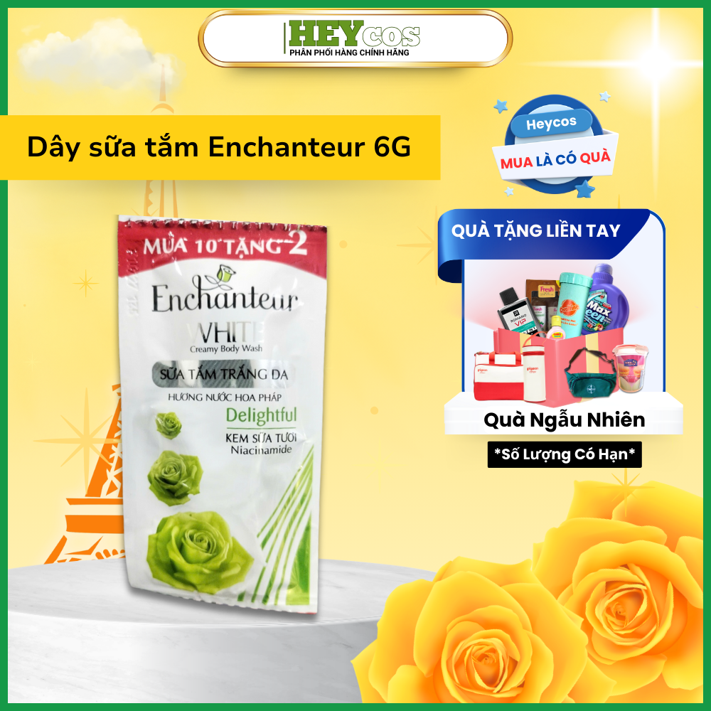  Dây sữa tắm Enchanteur 6g ( Mùi tùy chọn) (chính hãng) | HEYCOS 
