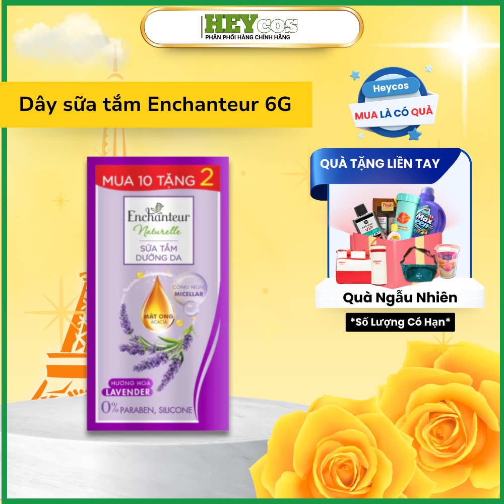  Dây sữa tắm Enchanteur 6g ( Mùi tùy chọn) (chính hãng) | HEYCOS 