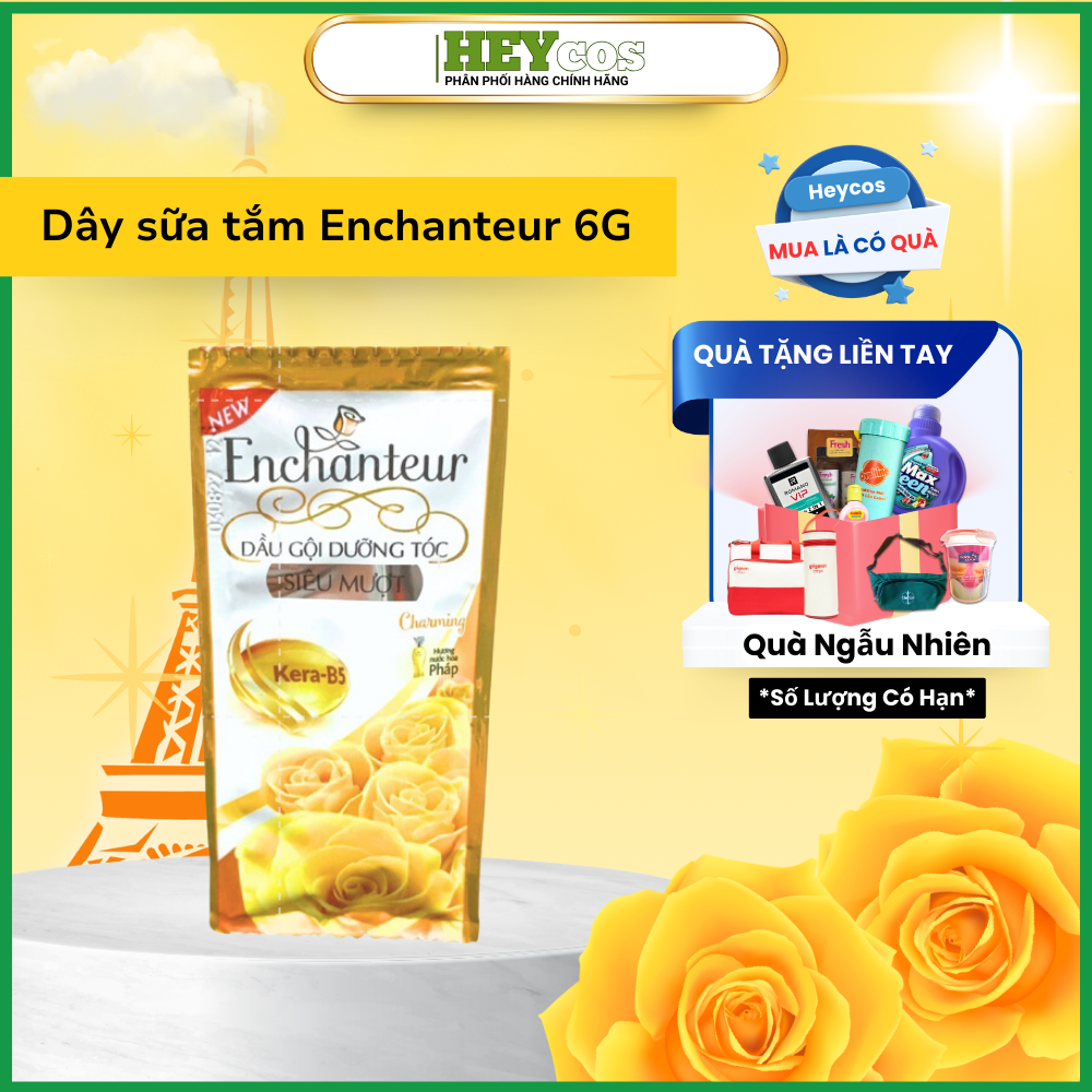  Dây sữa tắm Enchanteur 6g ( Mùi tùy chọn) (chính hãng) | HEYCOS 