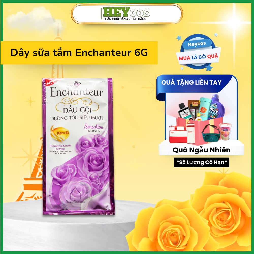  Dây sữa tắm Enchanteur 6g ( Mùi tùy chọn) (chính hãng) | HEYCOS 