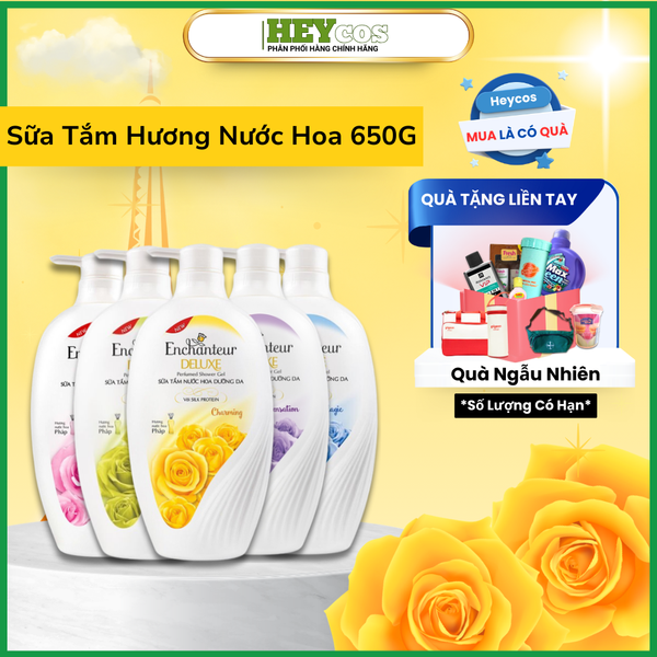  Sữa Tắm Nước Hoa Enchanteur 650g| HEYCOS 