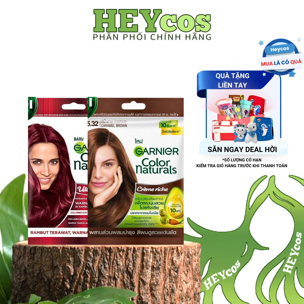  COMBO Kem Nhuộm Tóc Tại Nhà Màu Thời Trang - Garnier Color Naturals Ultra Colors -  Màu Nhuộm Thời Trang 