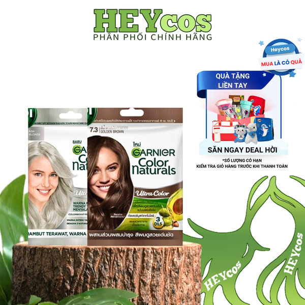  COMBO Kem Nhuộm Tóc Tại Nhà Màu Thời Trang - Garnier Color Naturals Ultra Colors -  Màu Nhuộm Thời Trang 