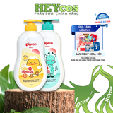  Sữa Tắm Gội Pigeon 700ml Mẫu Mới Cho Bé | HEYCOS 