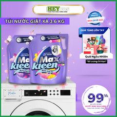 Túi Nước Giặt Xả MaxKleen 3.6kg Chuyên Dụng Cửa Trước – Hương Nước Hoa Huyền Diệu | HEYCOS