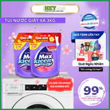  [Túi Nước Giặt Xả MaxKleen 3kg Hương Nước Hoa Huyền Diệu/ Hoa Nắng | HEYCOS 