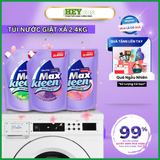  Túi Nước Giặt Xả MaxKleen Hương Vườn Sớm Mai/Hoa Huyền Diệu/Hoa Nắng 2,4kg |HEYCOS 