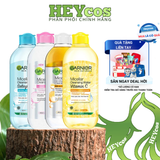  Nước Tẩy Trang Làm Sạch Sâu Dịu Nhẹ Cho Mọi Loại Da - Garnier Micellar Cleansing Water 400ml|HEYCOS 
