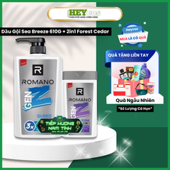 Dầu Gội & Tắm Gội Romano Gen Z 610g