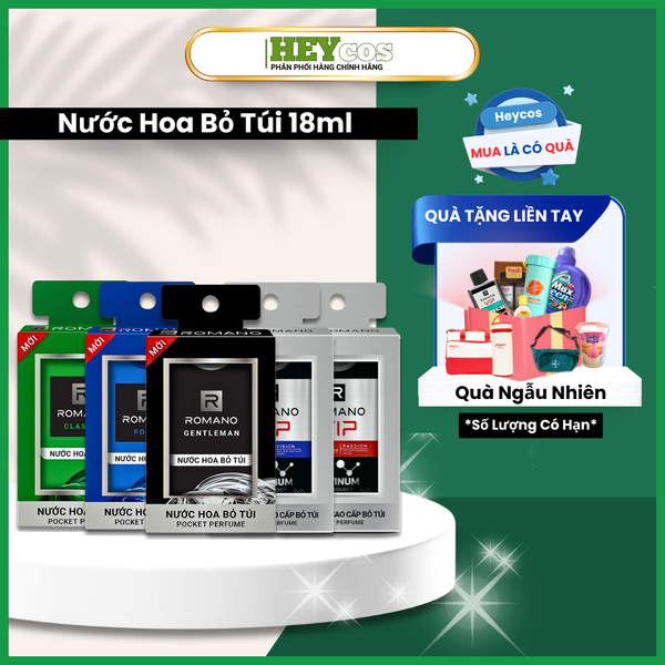  Nước hoa bỏ túi Romano 18ml | HEYCOS 
