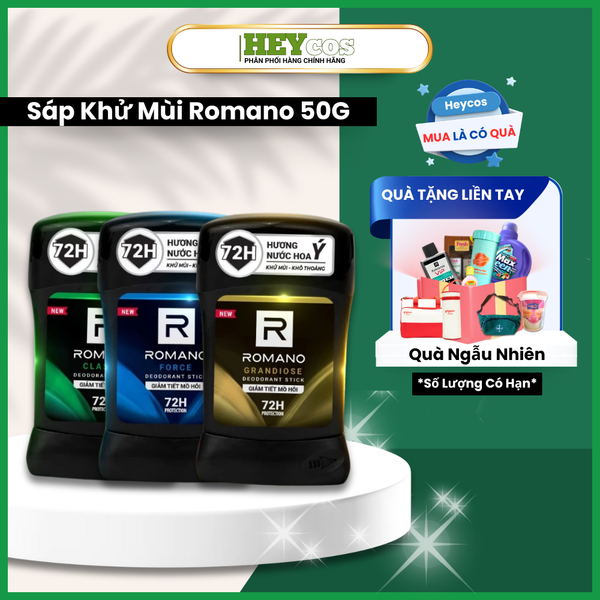 Sáp ngăn mùi cho nam Romano 50g 