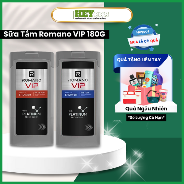  Sữa Tắm Romano VIP 180g – (Passion/Vision) 